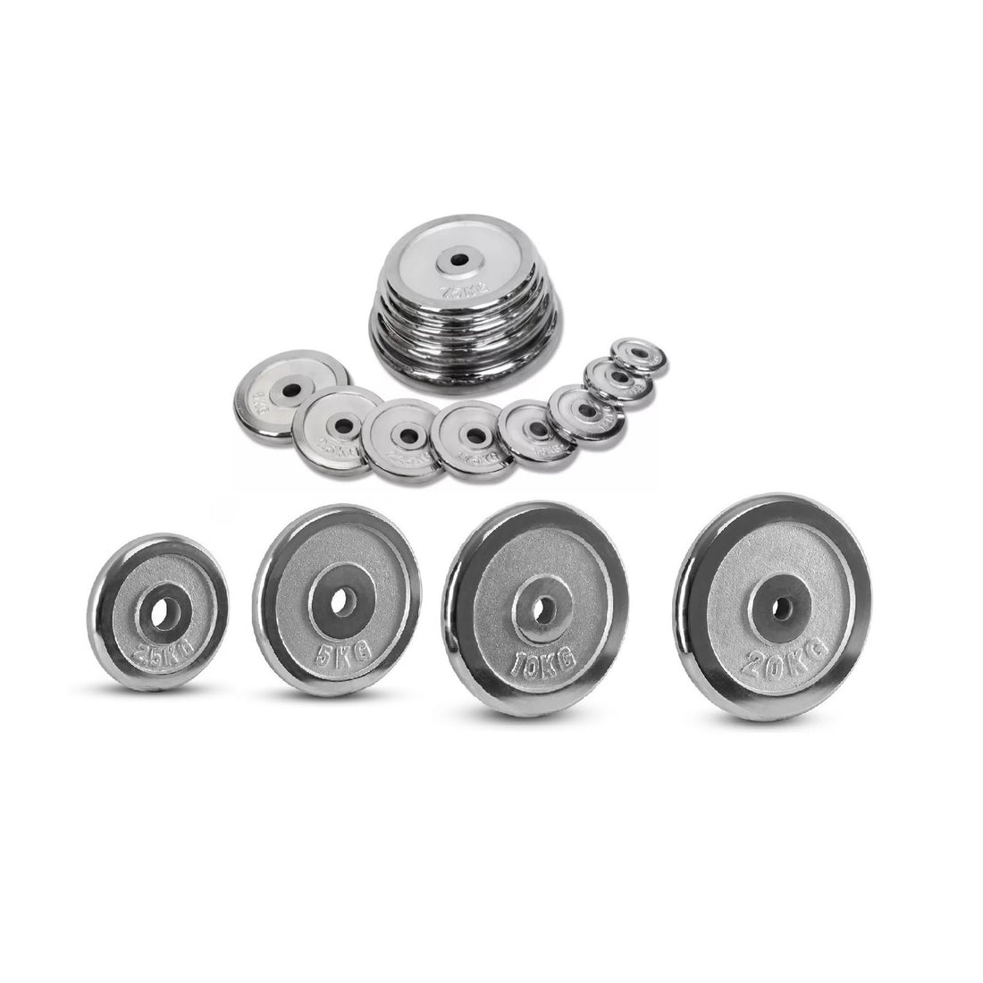 Chrome weight plates