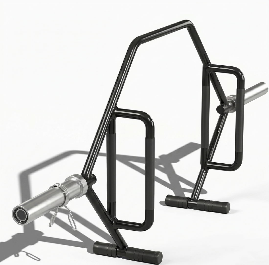 Premium Open Hex Trap Bar with Built-In Jacks